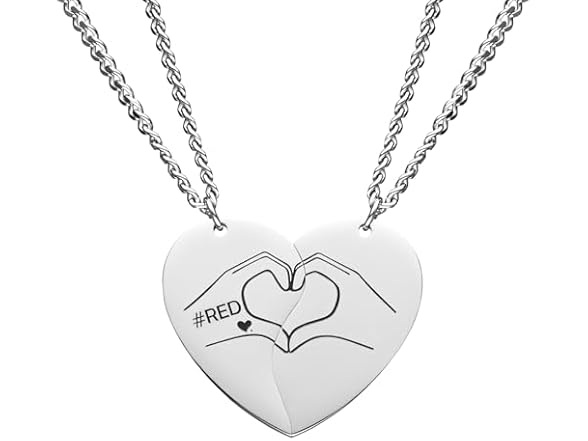 Taylor Red Guitar Pick Necklace