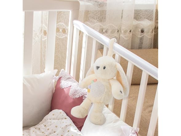 Linzy 10" Bunny Stroller Toy