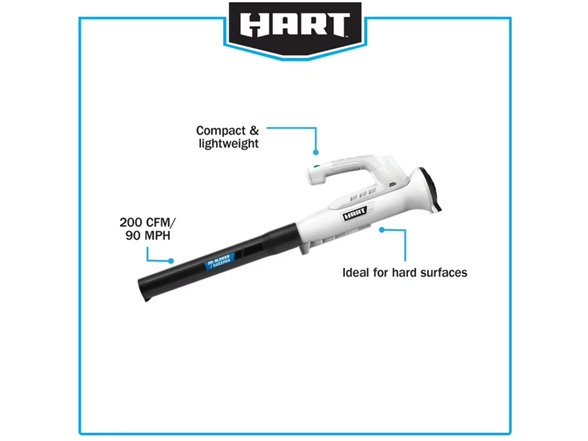 HART 20-Volt 10-inch String Trimmer/Bazooka Leaf Blower Combo Kit