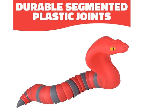 8 Inch Wiggle Sensory King Cobra – 12 Count Display - Gallery 2