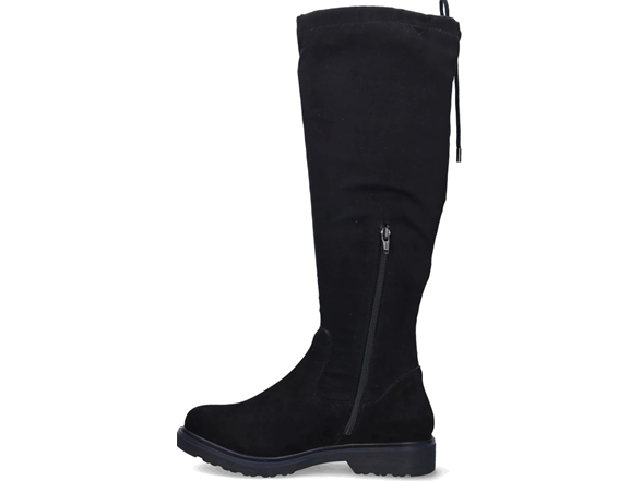 Goat Suede Stretch Tall Boots