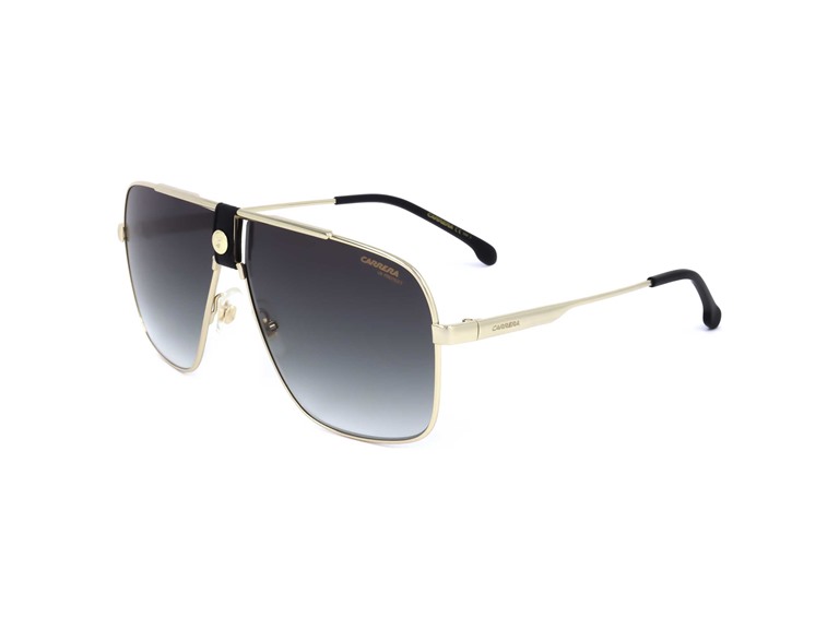 Carrera Men's 63 mm Black Gold Sunglasses CARRERA1018-S-2M2-63