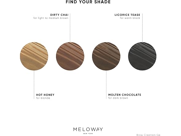 MELOWAY Brow Creation Gel Tinted Fiber Gel for - Gallery 5