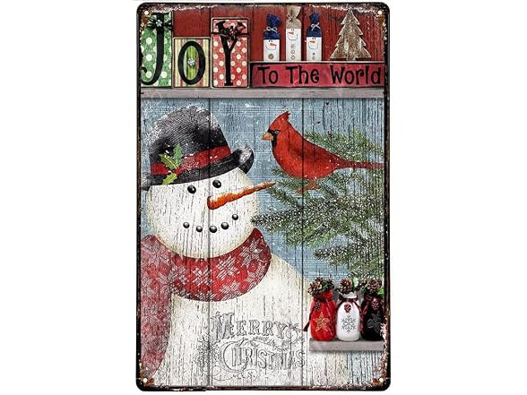 angeloken Christmas Home Decor Snowman