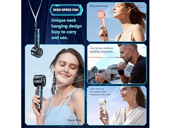 2pcs Portable Turbo Fan