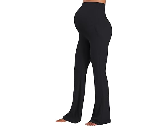 Sunzel Maternity Flare Leggings 34in S Black
