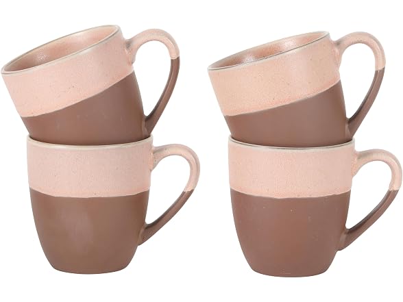 Gibson Elite William Crest 4 Piece Coffee Mug Set, 15oz