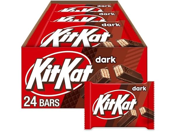 $18.99, Was $30.95, 38% Off! Kit Kat Dark Chocolate Wafer Bars 24ct 1 dealfomo