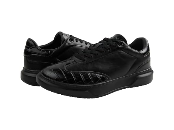 Black/Black Croc