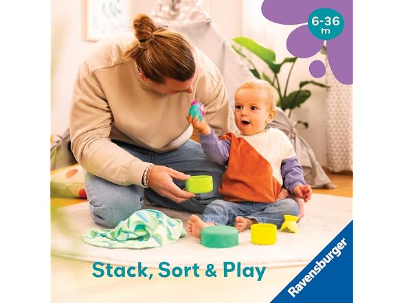 Ravensburger Play+ 3-in-1 Stacking Cups
