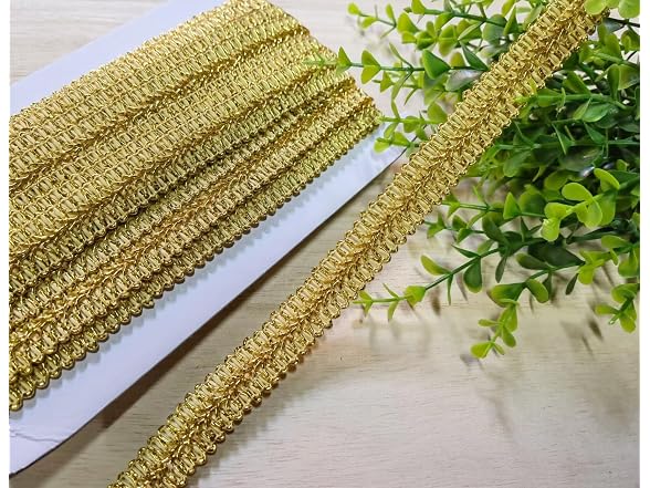 YYCRAFT Red Gimp Braid Trim by The Yard