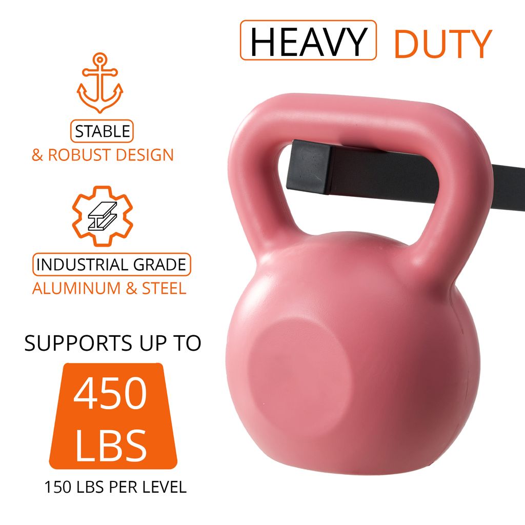 LUGO KR-46-3TIER Heavy-Duty Freestanding Rack - Gallery 12