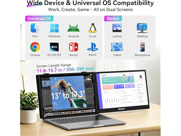 Blackview Laptop Screen Extender 14"