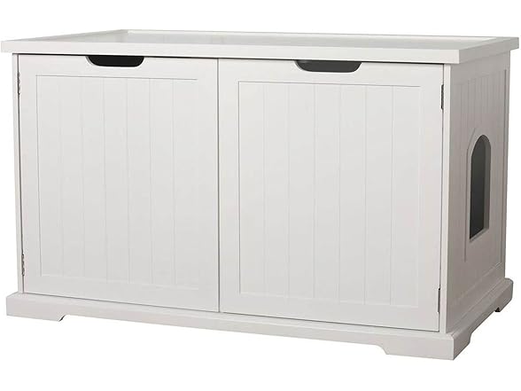 Merry Products Cat Washroom Bench, White