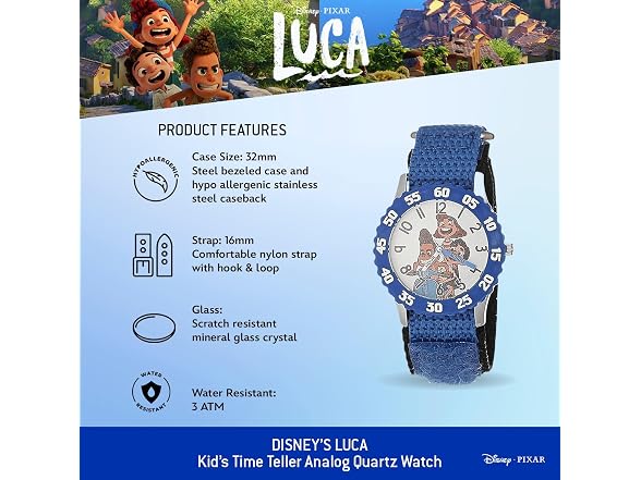 Disney Boys 2-Pack Watch Kids Ages 4–7 Set