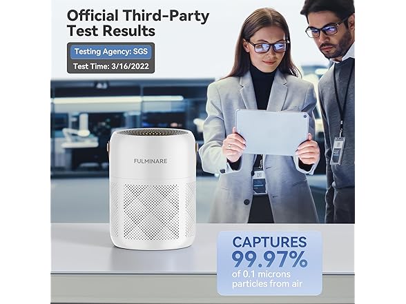 FULMINARE Air Purifiers for Home Bedroom