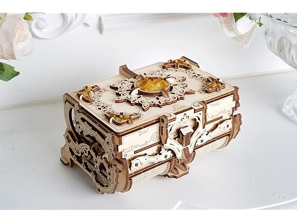 UGEARS Amber Box 3D Wooden Puzzle Wooden