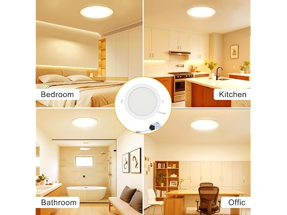 Aolyty Ultra Thin 6W LED Ceiling Panel
