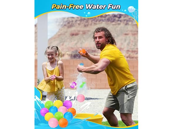 KOKODI Reusable Water Balloons 12 PCS - Gallery 8