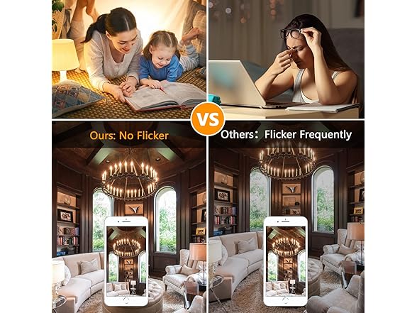 Brightever 12-Pk Vintage Incandescent Light Bulbs 40W