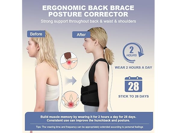 Sloworld Posture Corrector Back Brace