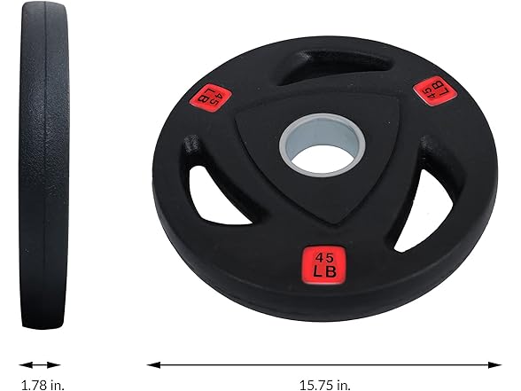 Signature Olympic 2" Iron Plate (45 lb - Pair)