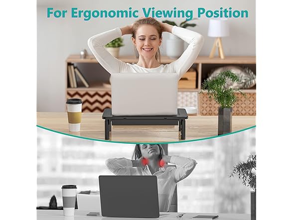 WALI Computer Monitor Stand with Storage