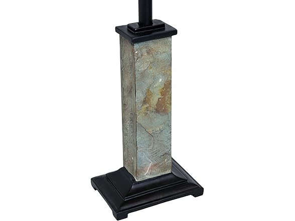 Sunnydaze Decor GSI-7971 Slate 3 Piece Lamp Set Grey