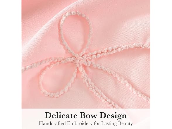 Seasonwood Pink Bow Shower Curtain