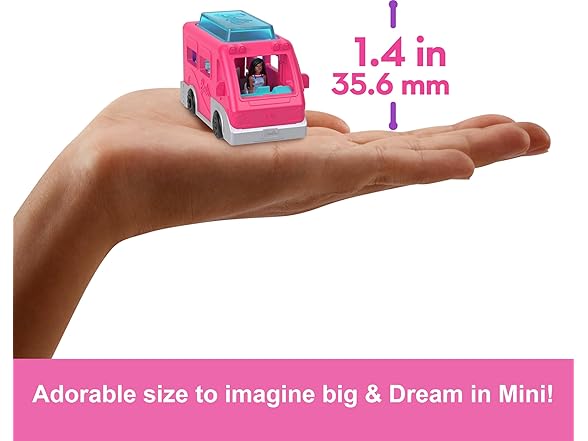 Barbie Mini BarbieLand Multi-Pack Doll & Toy Vehicle Set