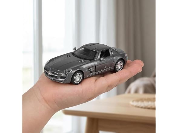 5" Die-Cast Pull Back Mercedes-Benz SLS AMG 12 Pack