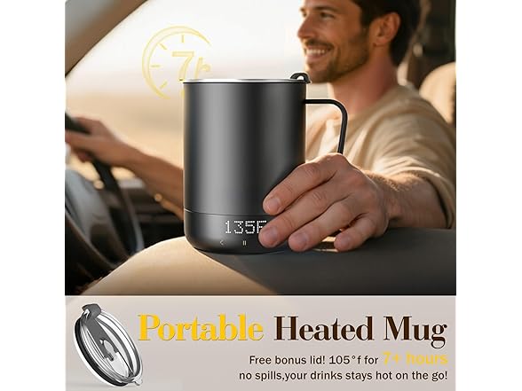 16oz Smart Coffee Mug Warme