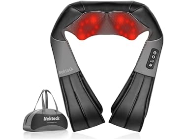 $34.99, Was $65.99, 46% Off! Nekteck Shiatsu Neck Massager dealfomo