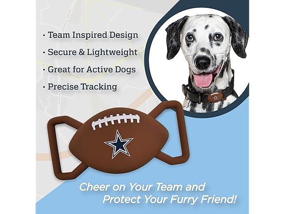 NFL Apple AIR TAG Holder for Dogs