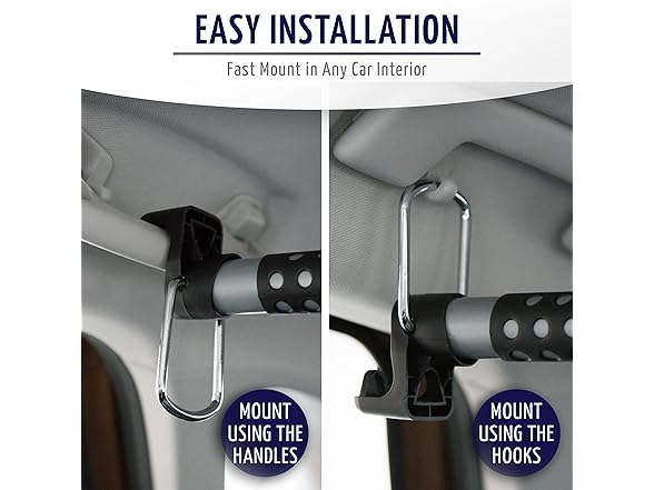 Zone Tech HA0007 Car Expandable Clothes Hanger Bar 