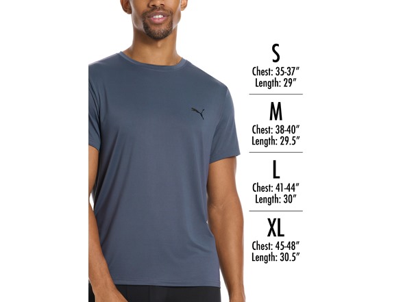 PUMA Men's Athletic Crew Neck T-Shirts