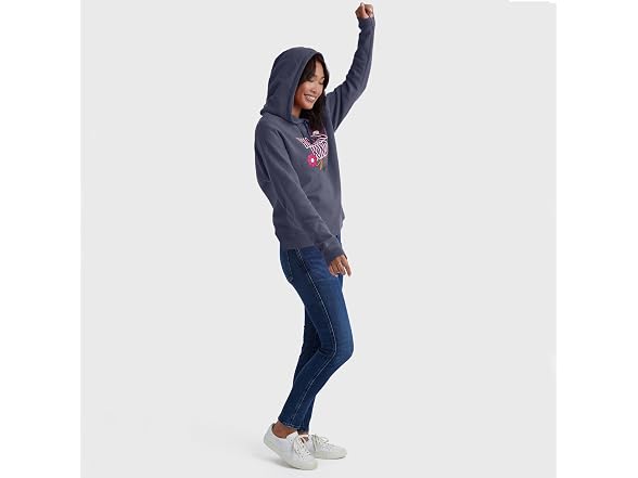 Hanes Women Originals Garment Hoodie - Gallery 5