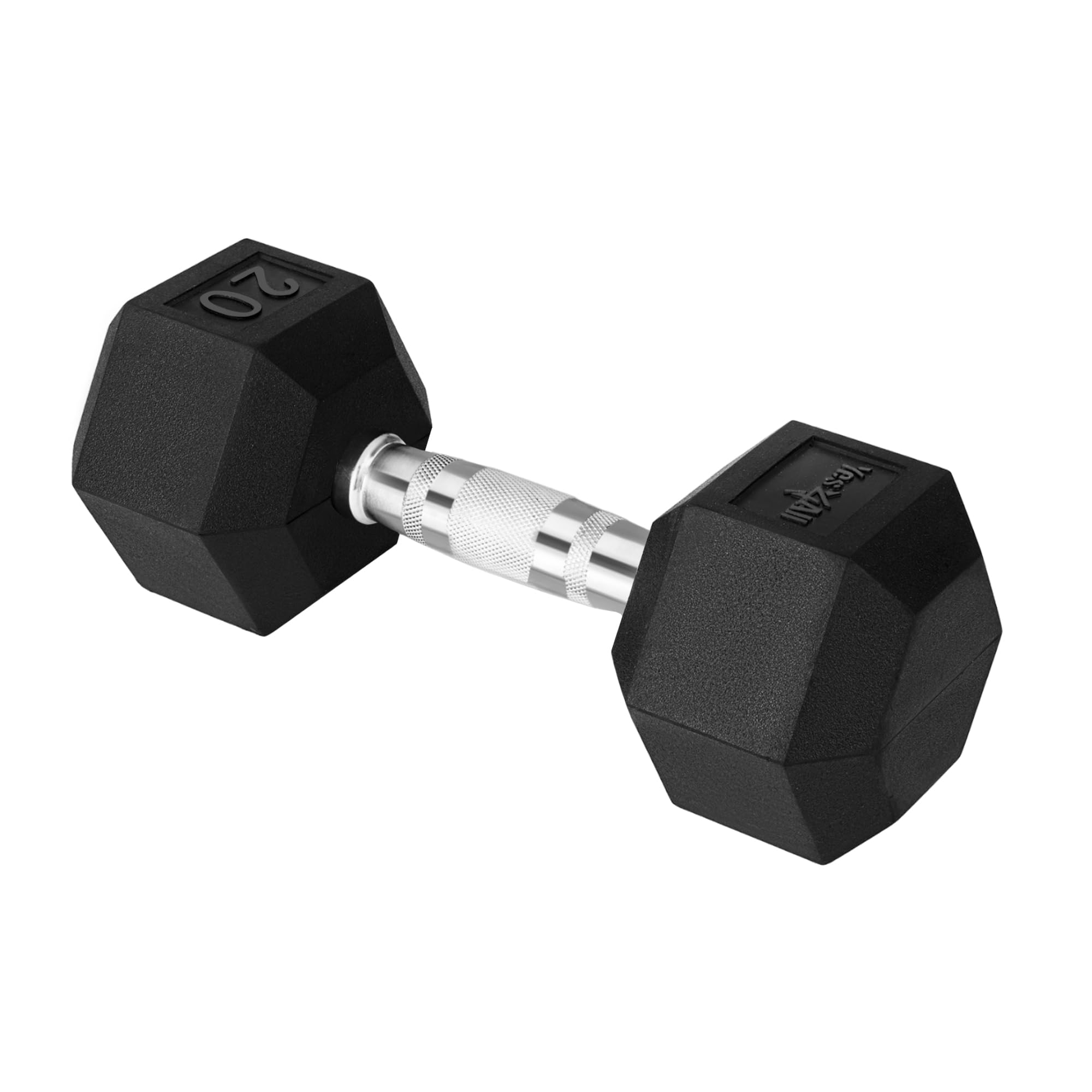 Cast Iron - Chrome Grip Hex Dumbbell - - Gallery 4