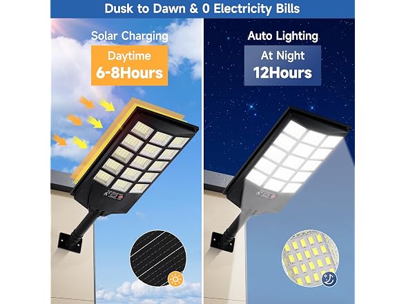 Oneluner Solar Street Light 4-Pack