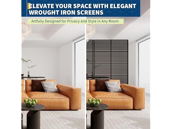 Outlane Metal Privacy Screen 72" X 47"