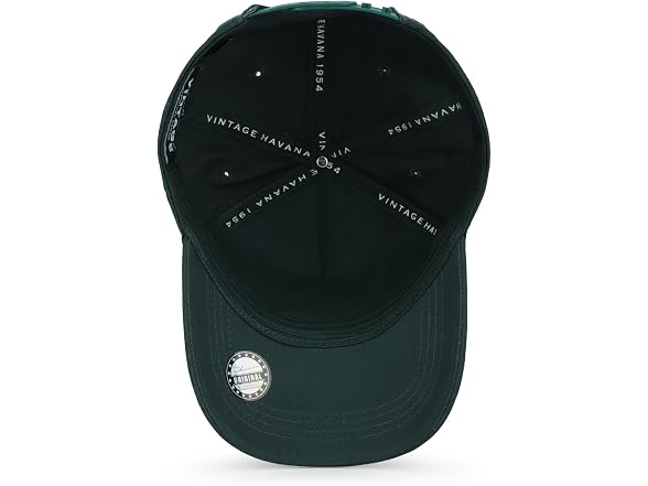 Pearl Star Western Retro Snapback Cap Green