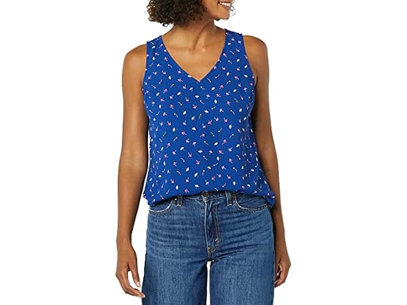 Amazon Essentials Women Regular-Fit V Neck Top