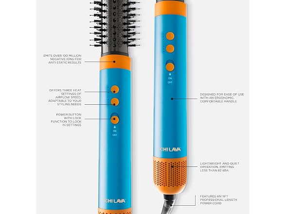 CHI Lava AirGlam Blue Special Edition