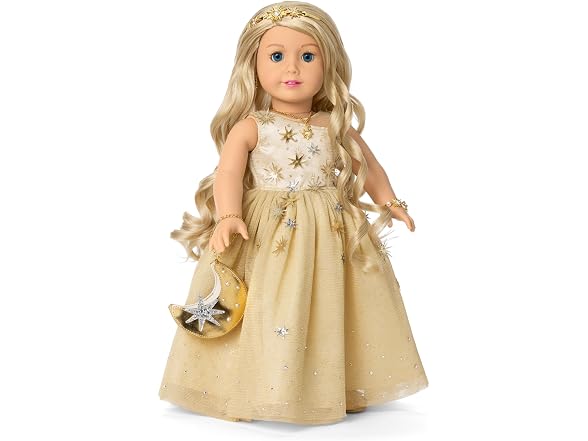 American Girl 2025 Glimmering Gold Holiday Collector Doll