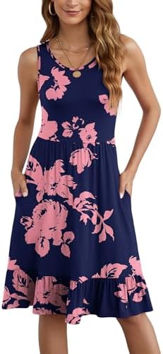 Women's Round Neck Summer Sundress