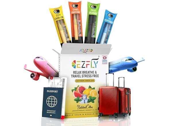 EZFly EZFLY-YL Travel Essentials Variety - 4 Pack Ye