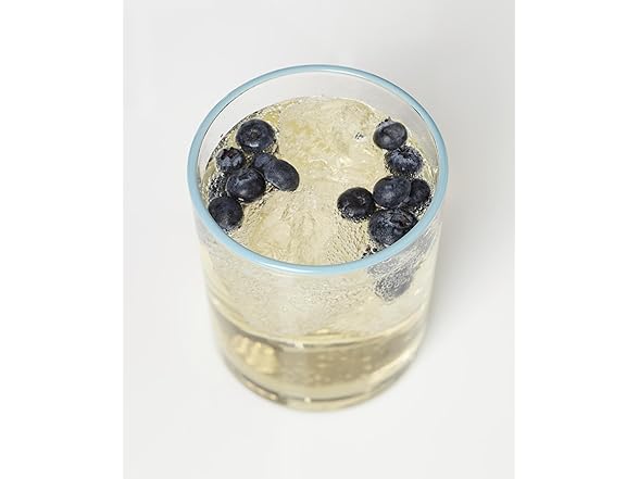 Oneida Glassware, 24 Seven Turquoise Tumbler, Set of 6