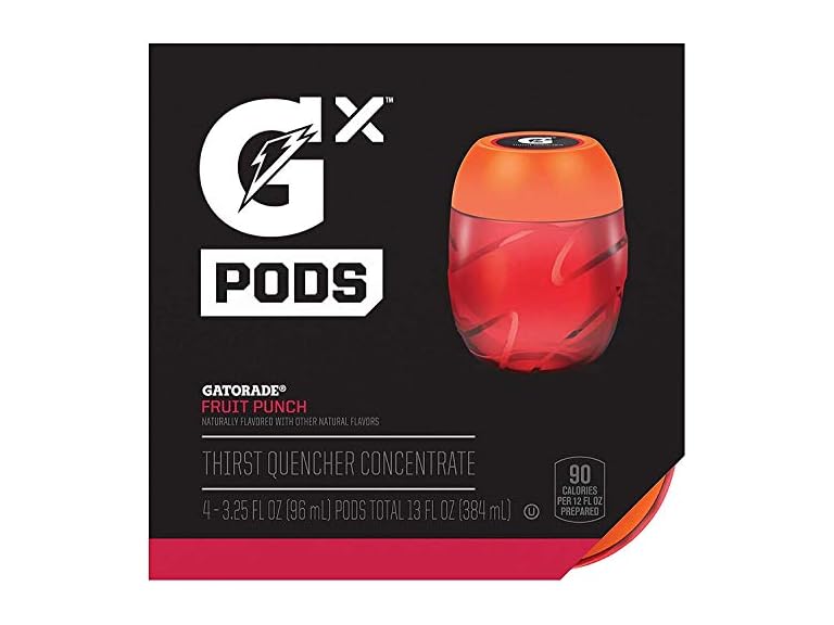 Gatorade GX Fruit Punch Pods, 4-Pack