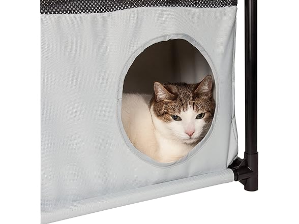 Pet Life ® Kitty-Square Travel House