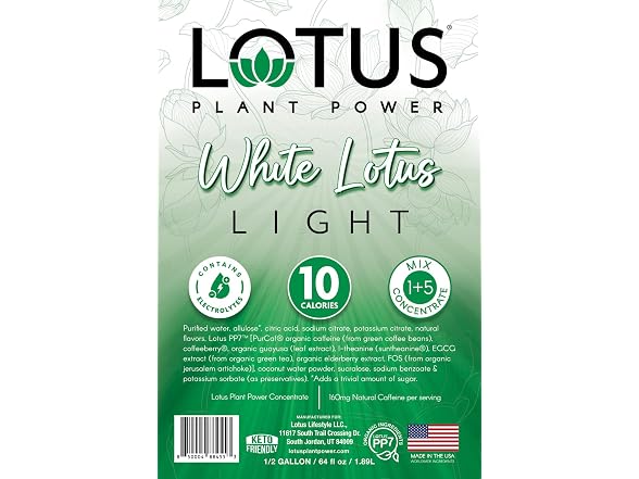 Skinny | White Lotus Plant Power Zero